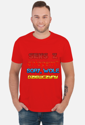 seks z chłopem - koszulka