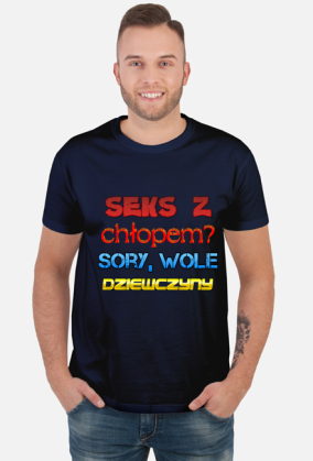 seks z chłopem - koszulka