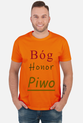 Bóg, Honor, Piwo - koszulka
