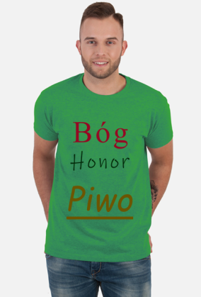 Bóg, Honor, Piwo - koszulka