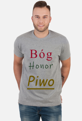 Bóg, Honor, Piwo - koszulka