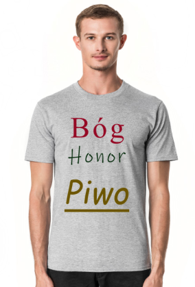 Bóg, Honor, Piwo - koszulka
