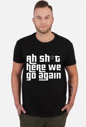 Tshirt męski GTA San Andreas Here we go again