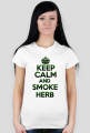 Keep Calm and Smoke Herb (woman)