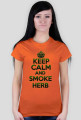Keep Calm and Smoke Herb (woman)