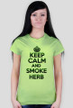 Keep Calm and Smoke Herb (woman)