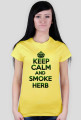 Keep Calm and Smoke Herb (woman)