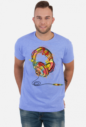 Koszulka Męska Słuchawki