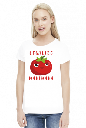 Koszulka Legalize Marinara - Pomidor