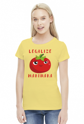 Koszulka Legalize Marinara - Pomidor