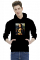 MONA LISA & SHIBA HOODIE (BLACK)