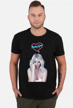 NEW COLLECTION - Britney Jean BY Britney Spears - koszulka czarna - unisex