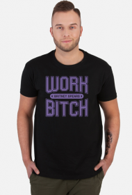 NEW COLLECTION - WORK, WORK BAD B**** BY Britney Spears - koszulka czarna - unisex
