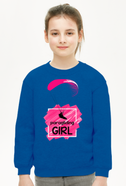 paragliding girl