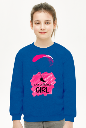 paragliding girl