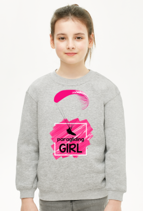 paragliding girl