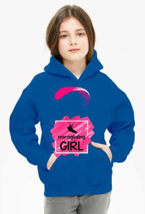 paragliding girl