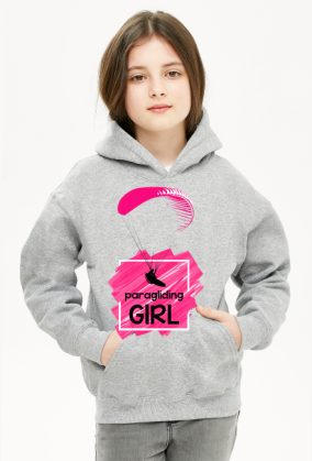 paragliding girl