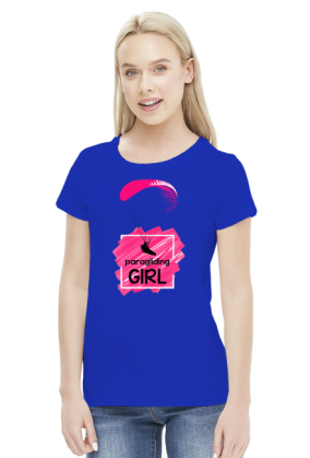 paragliding girl