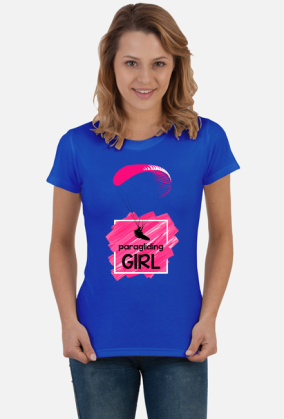 paragliding girl