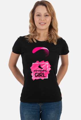 paragliding girl