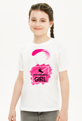 paragliding girl