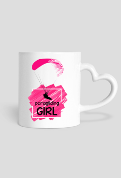 paragliding girl