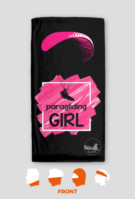 paragliding girl