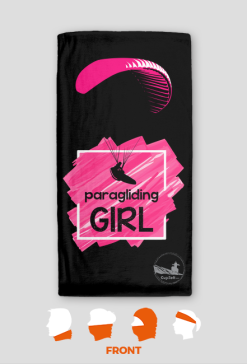 paragliding girl