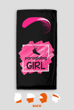 paragliding girl