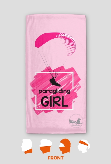 paragliding girl
