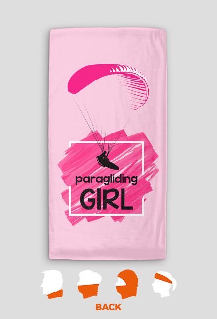 paragliding girl