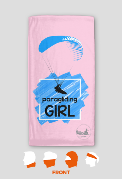 paragliding girl