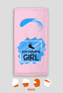paragliding girl