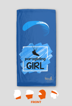 paragliding girl