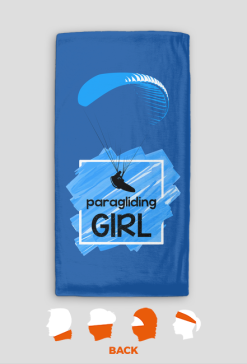 paragliding girl
