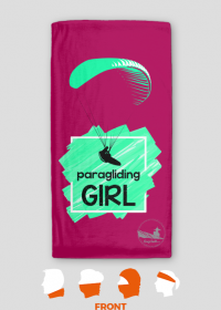 paragliding girl