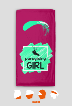 paragliding girl