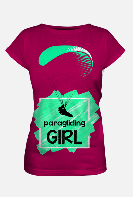 paragliding girl