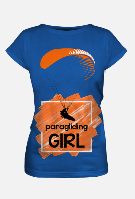 paragliding girl