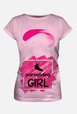 paragliding girl