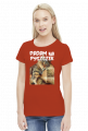 Koszulka Padam na pyszczek / kot / kotek / zmęczona