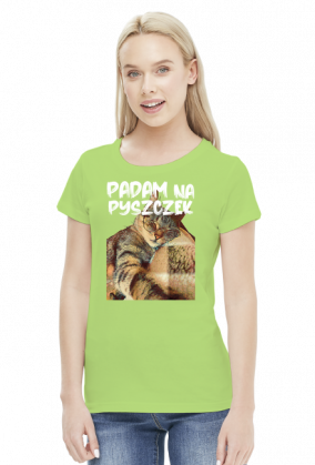 Koszulka Padam na pyszczek / kot / kotek / zmęczona