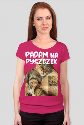 Koszulka Padam na pyszczek / kot / kotek / okulary / zmęczona