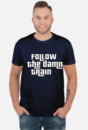 Tshirt męski GTA San Andreas Follow the damn train