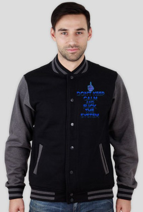 Don't Keep Calm and Fuck The System Jacket College (man)