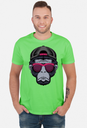 Koszulka Męska Małpa