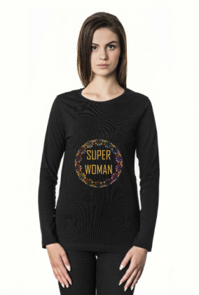 Koszulka z długim rękawem "Super Woman"