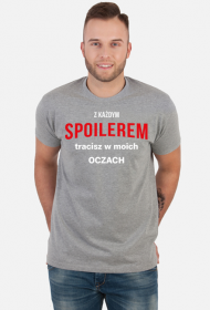 Koszulka Z Każdym Spoilerem Tracisz W Moich Oczach /  Netflix