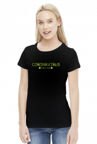 Koszulka Damska CORONOVIRUS World Tour